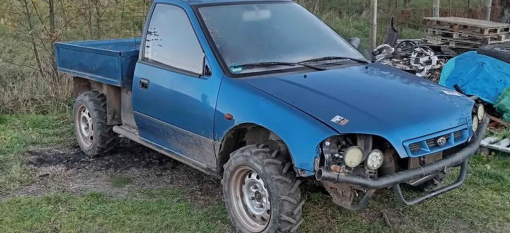 Unikátní Subaru Justy jako pickup na prodej