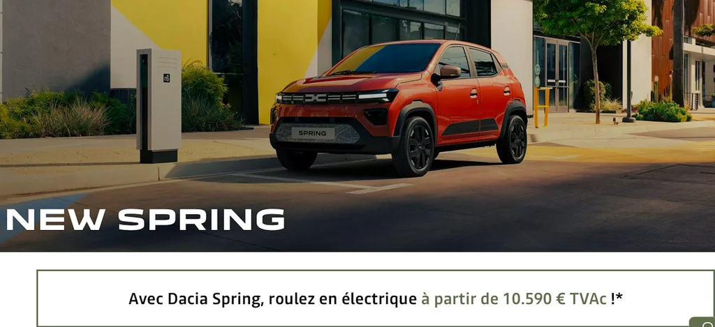 Dacia Spring za skvělou cenu v Belgii a Lucemburku