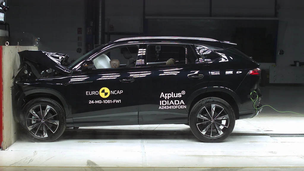 Nový MG HS: excelentní výsledky Euro NCAP