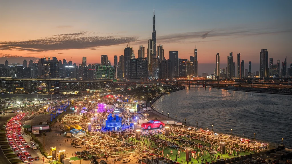 Velkolepý Porsche festival v Dubaji