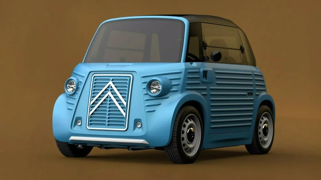 Citroën Ami s retro bodykitom