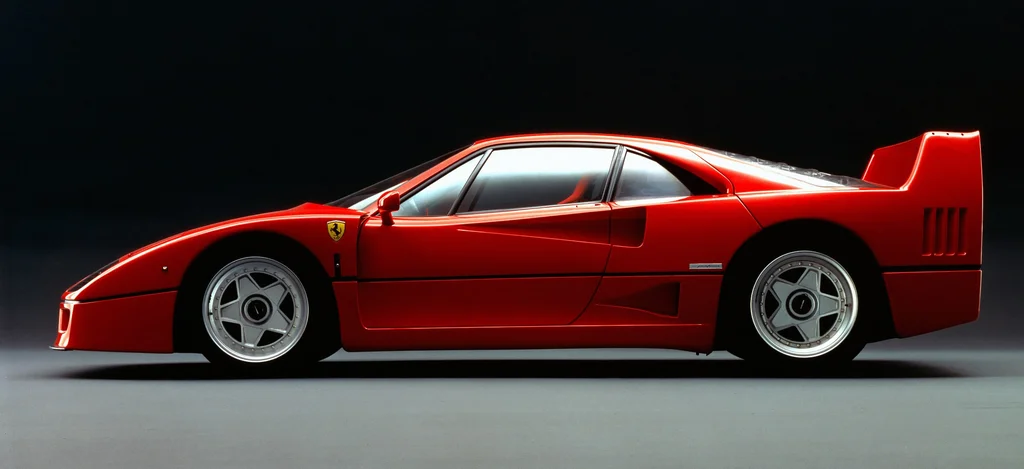 Tragédia na ceste: Ferrari F40 zničené